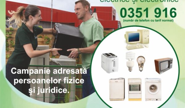 Campanie de colectare a deșeurilor de echipamente electrice și electronice în Craiova