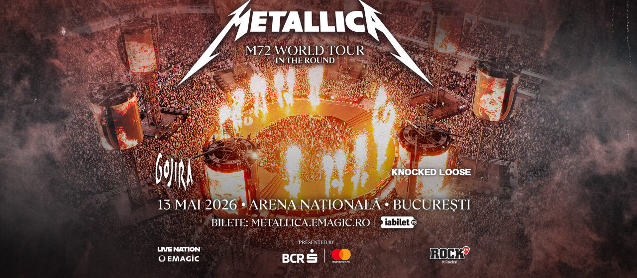 Metallica, Iron Maiden, Eros Ramazzotti, Chris Isaak și Russell Crowe, intre artistii care ajung in Romania in 2026