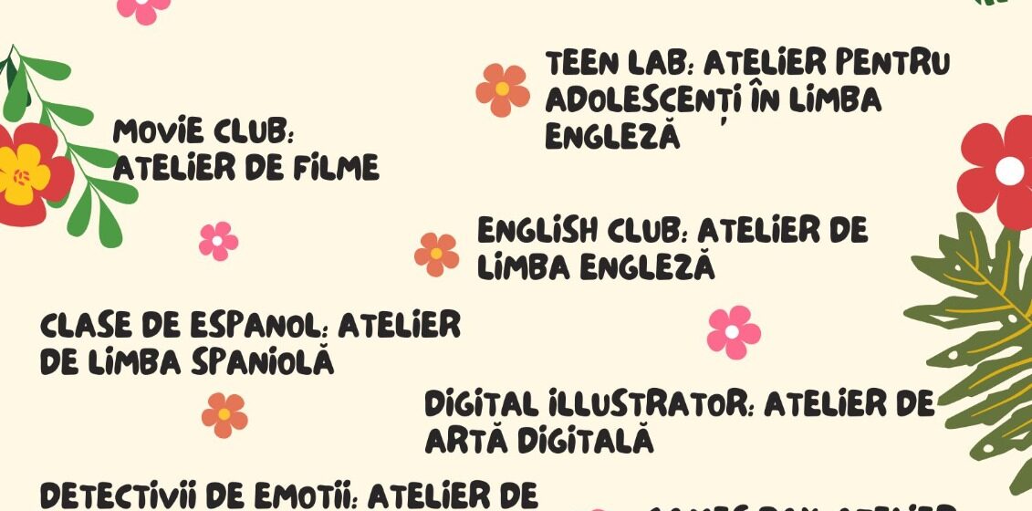 Programul FUN IN SUMMER ofera activitati gratuite pentru copii la Biblioteca AMAN din Craiova