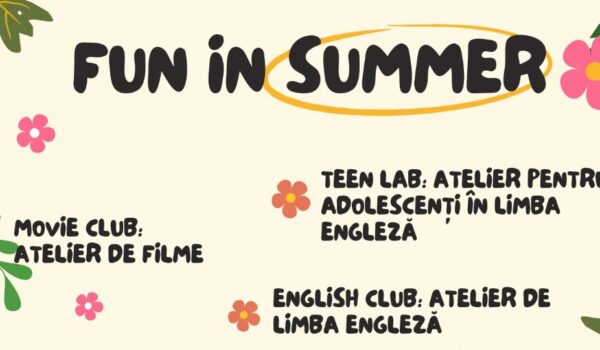Programul FUN IN SUMMER ofera activitati gratuite pentru copii la Biblioteca AMAN din Craiova