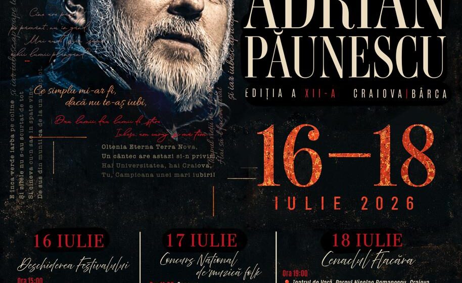 O noua editie a Festivalului Internațional „Adrian Păunescu” se deschide la AMAN
