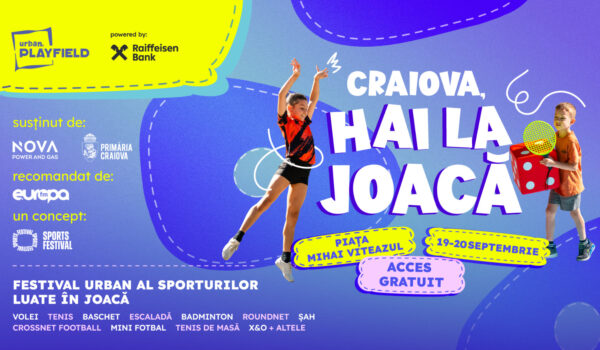 Urban Playfield cheamă Craiova la joacă!